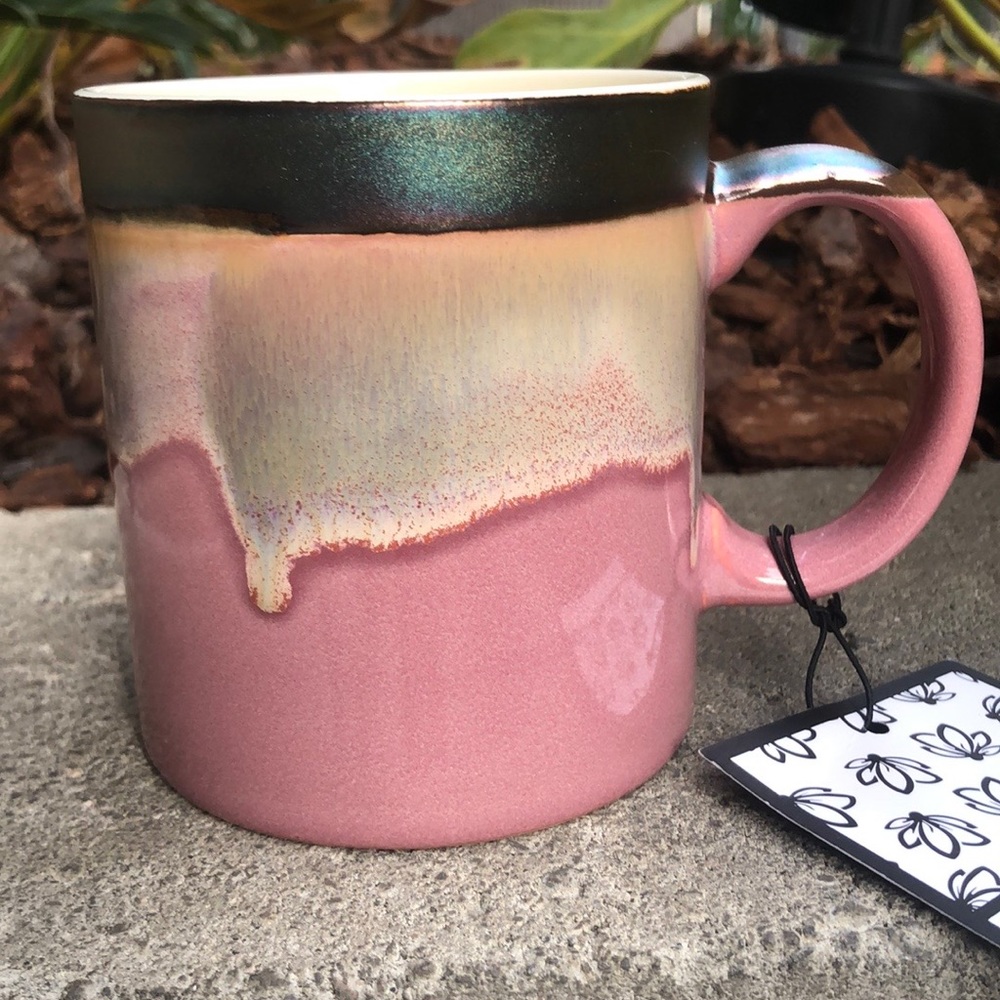 Artistic Handmade Oceanic Iridescent Metallic Mug